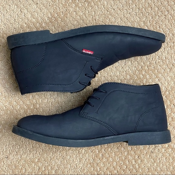 Levi's Navy Blue Sonoma Chukka Ankle Boot Men's 9 - Picture 8 of 10